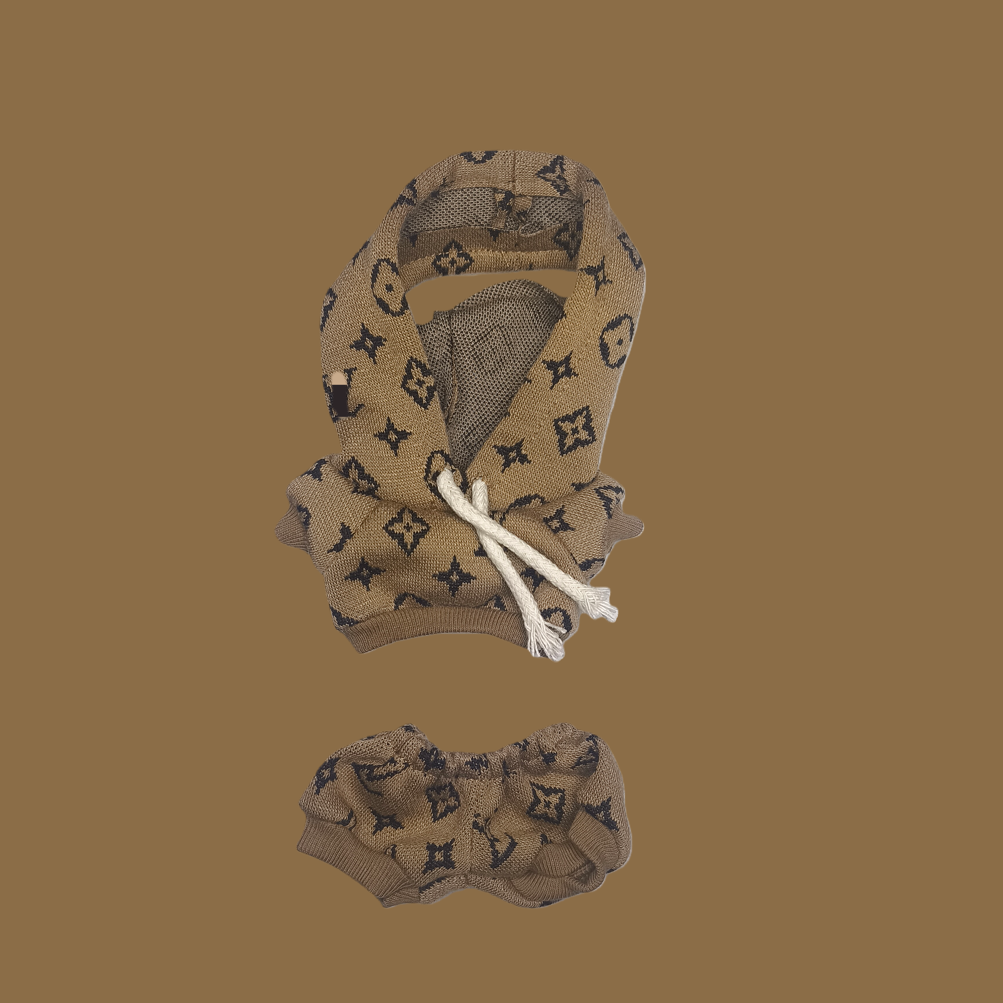 L-Hooded Shaped Set（Beige）