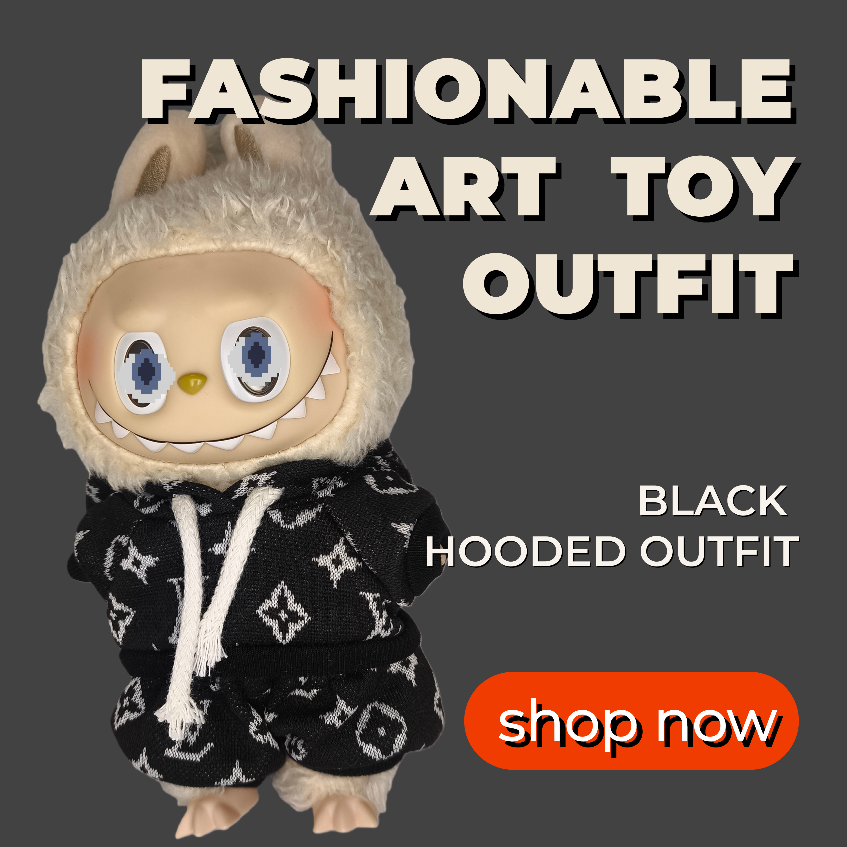 L-Hooded Shaped Set（Black）