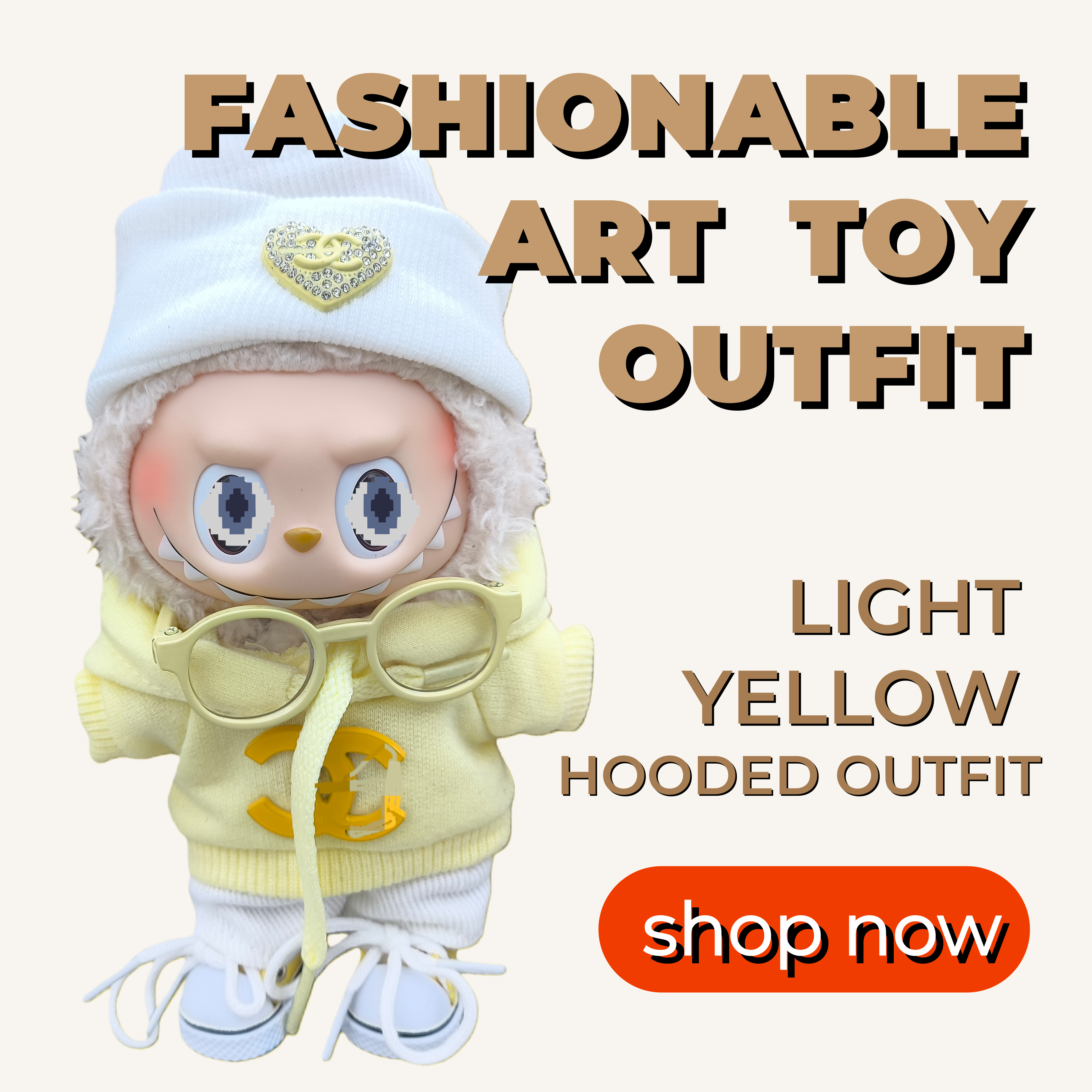 CC-Shaped Set（Light Yellow）