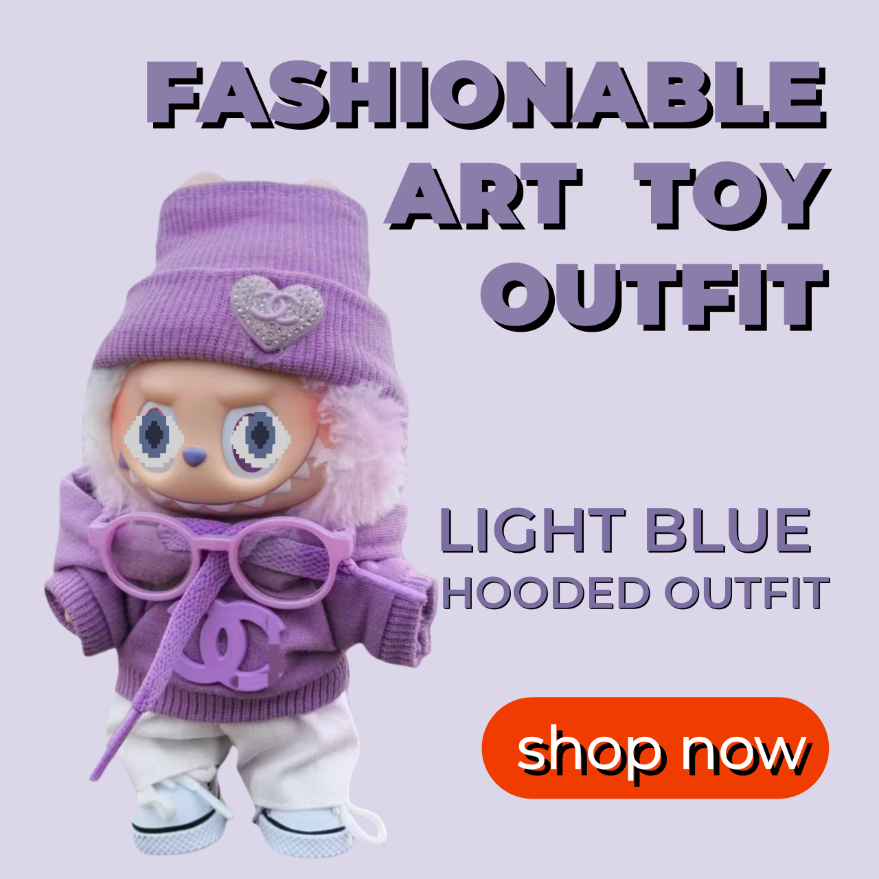 CC-Shaped Set（Purle）