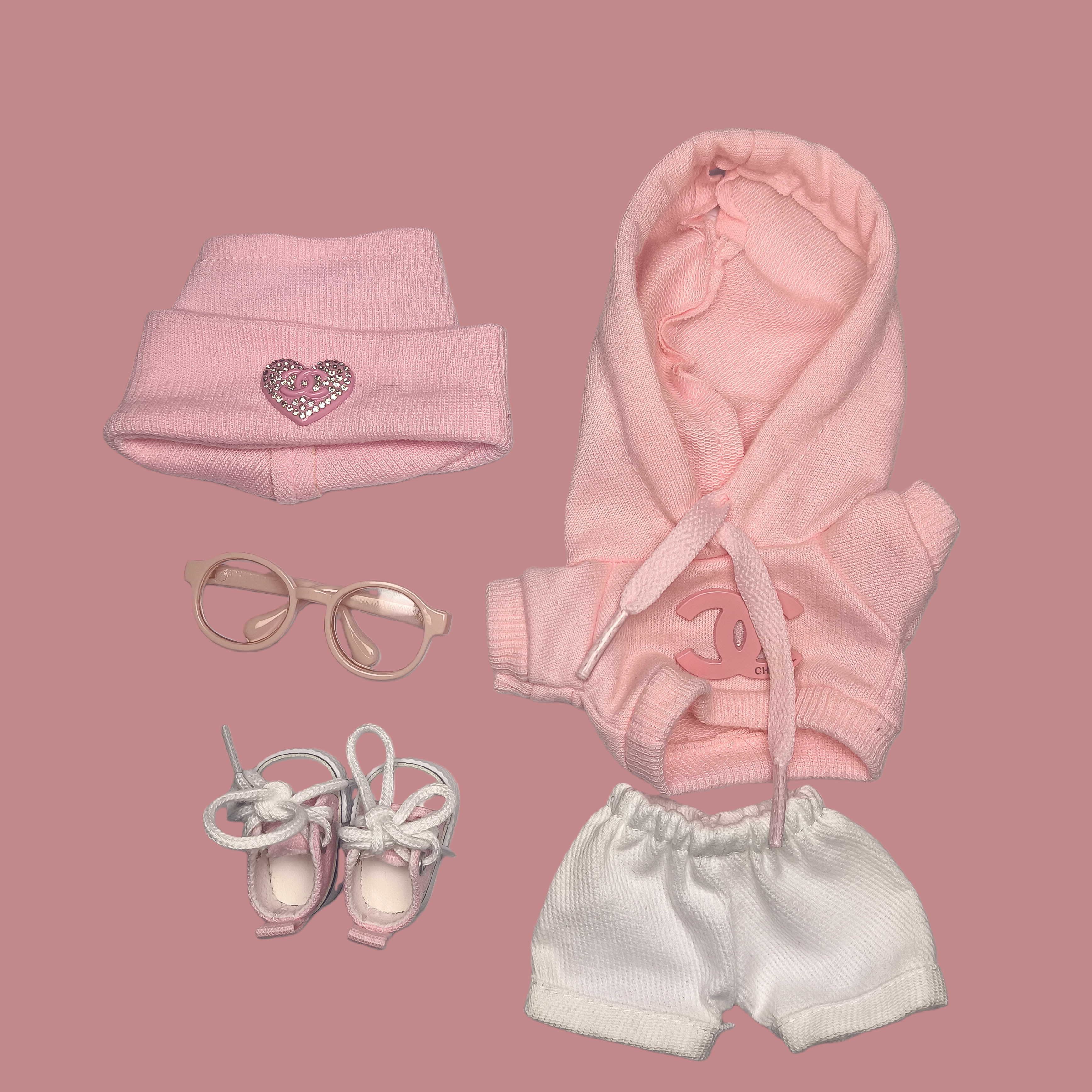 CC-Shaped Set（Light Pink）