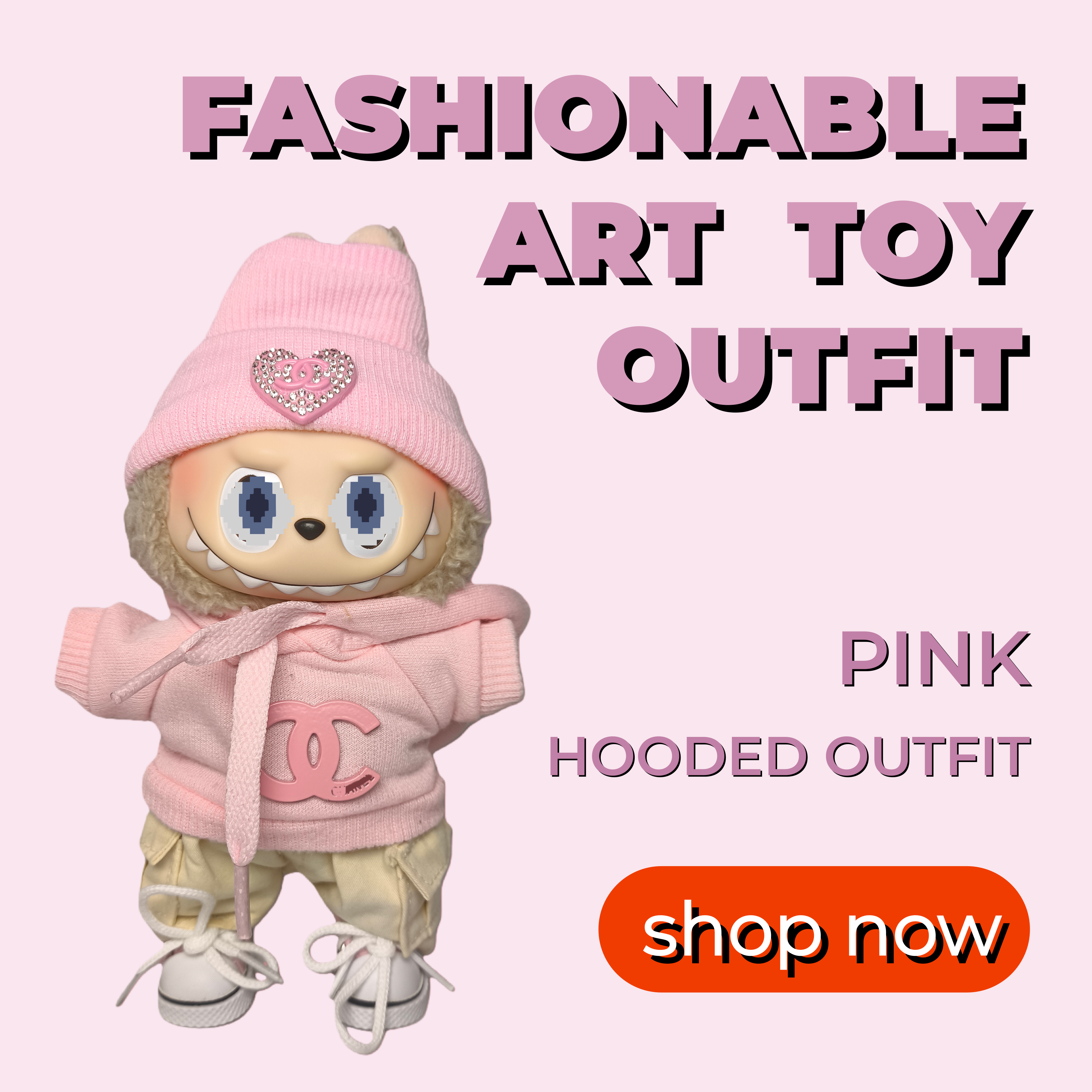 CC-Shaped Set（Light Pink）